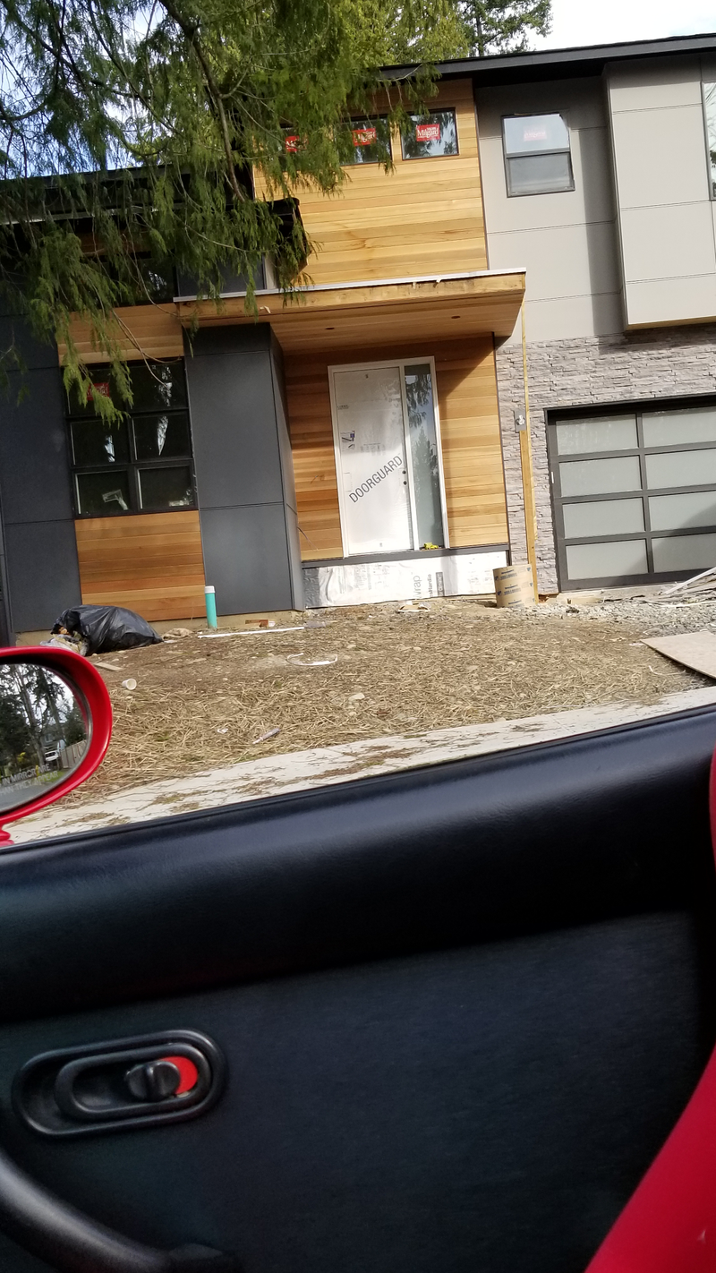 Something, something, new construction. Million different materials. Snooze